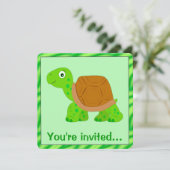 Invitation Anniversaire de Tortoise (Debout devant)