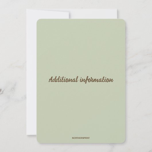 Invitation Anniversaire de tournesol modifiable (Dos)