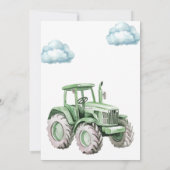 Invitation Anniversaire de Tractor Kid (Dos)