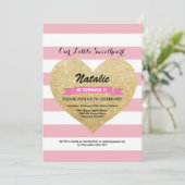 Invitation Anniversaire de Valentine notre petit amoureux (Debout devant)