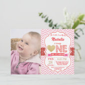 Invitation Anniversaire de Valentine notre petit amoureux (Debout devant)