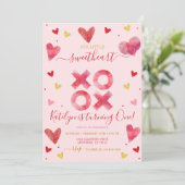 Invitation Anniversaire de Valentine Sweetheart (Debout devant)
