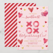 Invitation Anniversaire de Valentine Sweetheart (Devant / Derrière)