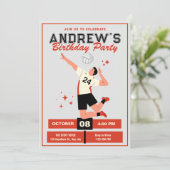 Invitation anniversaire de volley-ball (Debout devant)