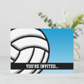 Invitation Anniversaire de Volleyball (Debout devant)