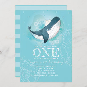 Invitation Anniversaire de Whale Boy