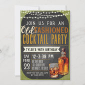 Invitation Anniversaire de Whiskey (Devant)