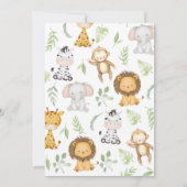 Invitation Anniversaire de Wild One Boy (Dos)