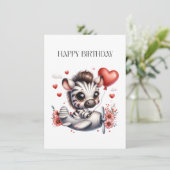 Invitation Anniversaire de Zebra Pilot (Debout devant)