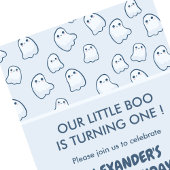 Invitation Anniversaire des 1 an Halloween, boo spéctaculaire
