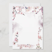 Invitation Anniversaire des 25 ans de Cherry Blossom (Dos)
