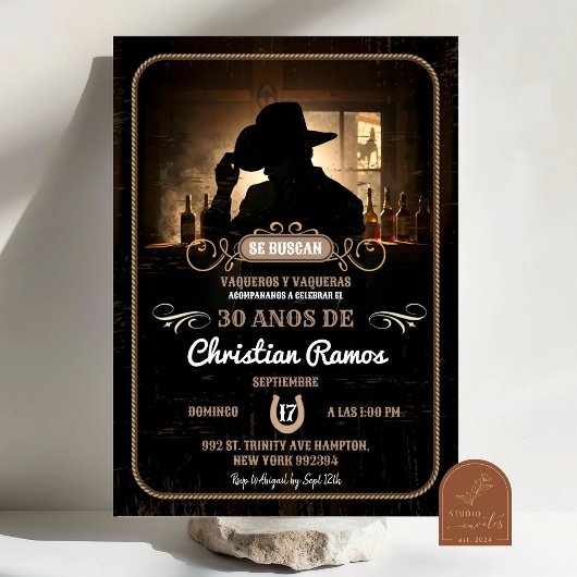 Invitation Anniversaire des adultes mexicains