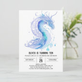Invitation Anniversaire des ailes enchanteresses du dragon (Debout devant)