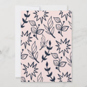 Invitation Anniversaire des animaux de saumons célestes (Dos)