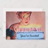 Invitation Anniversaire des années 1950 (Devant)