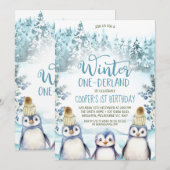 Invitation Anniversaire des Anniversaires des Pingouins de l' (Devant / Derrière)
