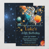 Invitation Anniversaire des astronautes, Anniversaire du skat (Devant / Derrière)