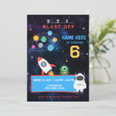 Invitation Anniversaire des astronautes de l'espace extra-atm (Debout devant)