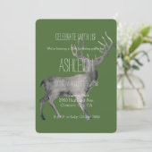 Invitation Anniversaire des Cerfs de Woodland (Debout devant)