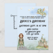 Invitation Anniversaire des Chevaliers, des Maidens et des Dr (Devant / Derrière)