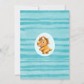 Invitation Anniversaire des dinosaures (Dos)