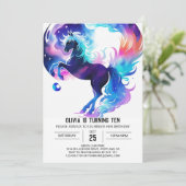 Invitation Anniversaire des enfants colorés (Debout devant)