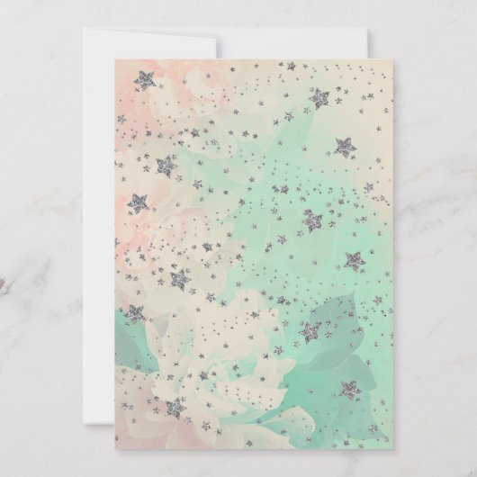 Invitation Anniversaire des fées colorées (Dos)