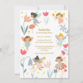 Invitation Anniversaire des fées magiques (Devant)