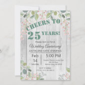 Invitation Anniversaire des fleurs du printemps (Devant)