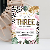 Invitation Anniversaire Des Jeunes Filles Et Trois Empreintes