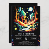 Invitation Anniversaire des lucioles (Devant / Derrière)