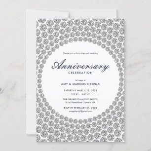 Invitation Anniversaire des Mariages du diamant
