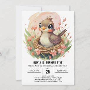 Invitation Anniversaire des oiseaux de Colibri
