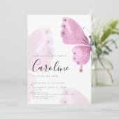 Invitation Anniversaire des papillons (Debout devant)