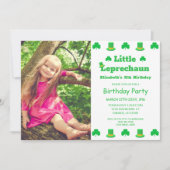 Invitation Anniversaire des petits lutins (Devant)