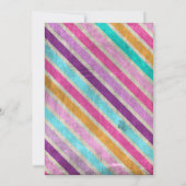 Invitation Anniversaire des petits monstres effrayants (Dos)