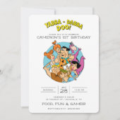 Invitation Anniversaire des Pierrafeu (Devant)