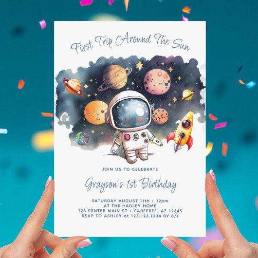 Invitation Anniversaire des planètes extra-spatiales