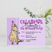 Invitation Anniversaire des Pony Girls de Purple Party (Debout devant)