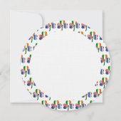 Invitation Anniversaire des Shamrocks irlandais (Dos)