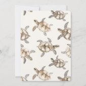 Invitation Anniversaire des Tortues Marines (Dos)
