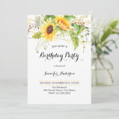 Invitation Anniversaire des Tournesols (Debout devant)