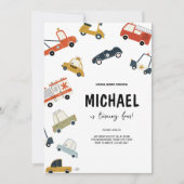 Invitation Anniversaire des voitures de ville (Devant)