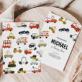 Invitation Anniversaire des voitures de ville