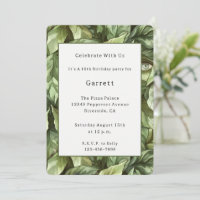 Anniversaire des Yeux de Gobelin aux Feuilles Vert