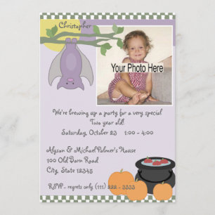 Invitation Anniversaire d'Halloween