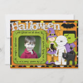 Invitation Anniversaire d'Halloween (Devant)
