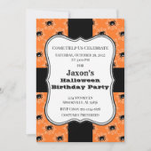 Invitation Anniversaire d'Halloween (Devant)