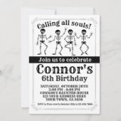 Invitation Anniversaire d'Halloween (Devant)