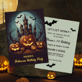 Invitation anniversaire d'Halloween